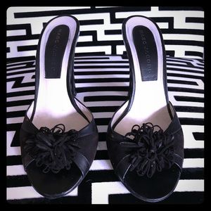 Marc Jacobs Black Slip On Heels